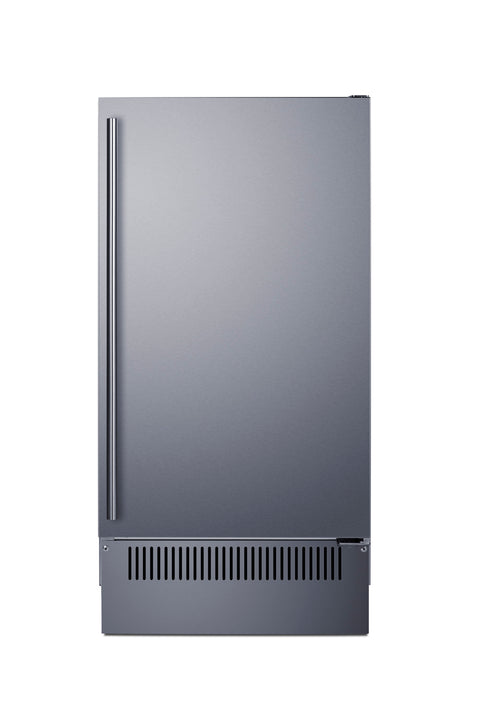 18" Wide Outdoor Clear Icemaker in Ada Height