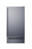 18" Wide Outdoor Clear Icemaker in Ada Height
