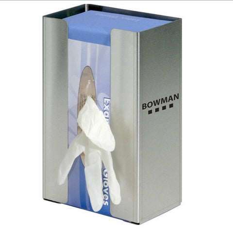 Glove Box Dispenser Single Large Vert/Horiz Stainless Steel