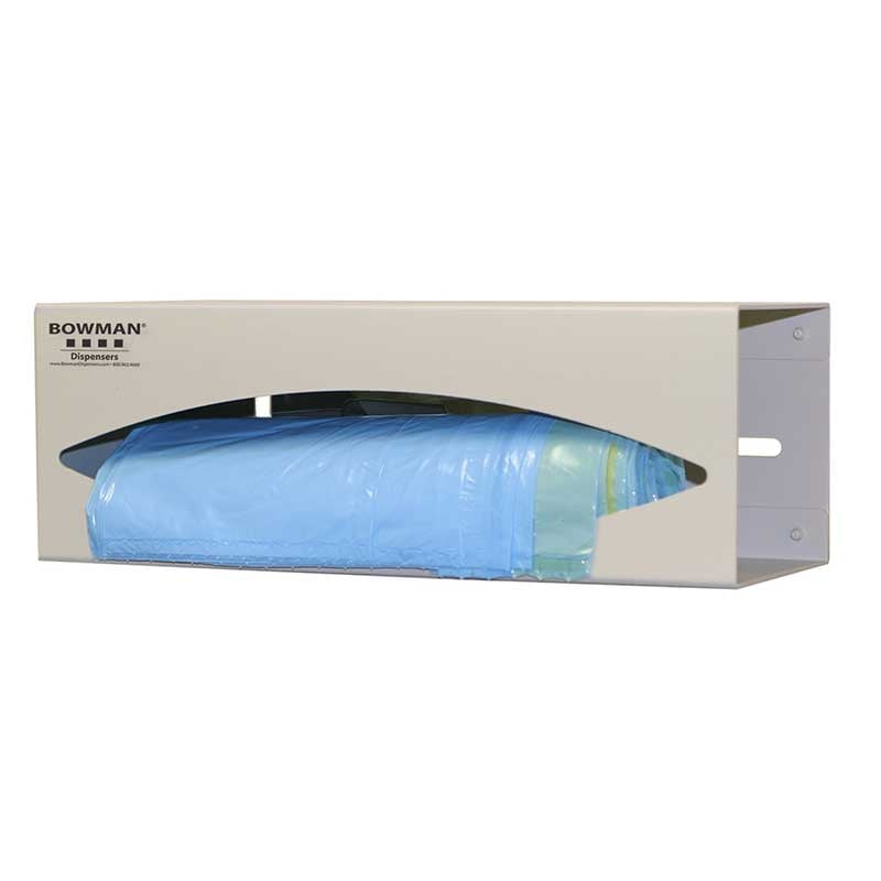 Bag Dispenser Single Aluminum Quartz Beige