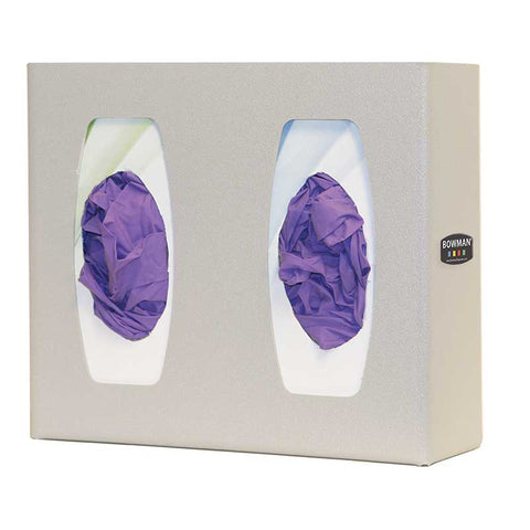 Glove Box Dispenser Double Divided Quartz Beige ABS