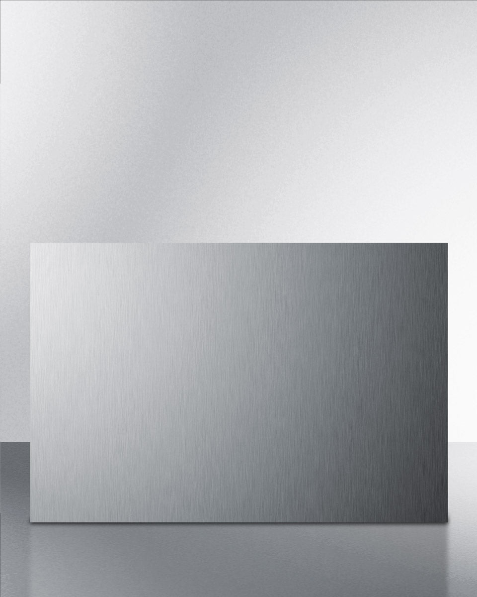 24" wide stainless steel backsplash