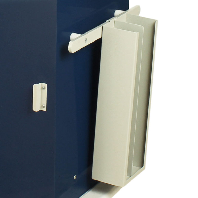 Harloff Fluid Tray, Single, No Lid, Rail clips included for mounting on side rail or back rail Replaces Part Number