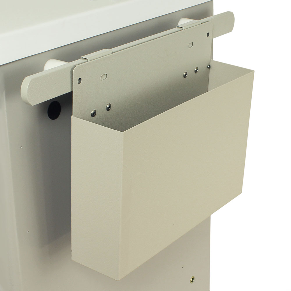 Medical Chart Holder Accessory for M-Series or A-Series Carts, Rail Clip Mount, CHARTHLDRRC