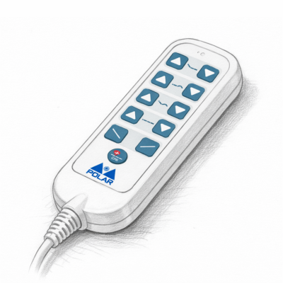 Dynarex 5 Function Bed Replacement Remote - photo 2