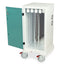 Short Savary Dilator Mobile Storage Cabinet with Drying Package, keylocking, Glass Door, 24 dilator capacity