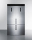 Set of FFBF181ES2 and FFBF181ES2LHD refrigerator-freezers with GRILL48B