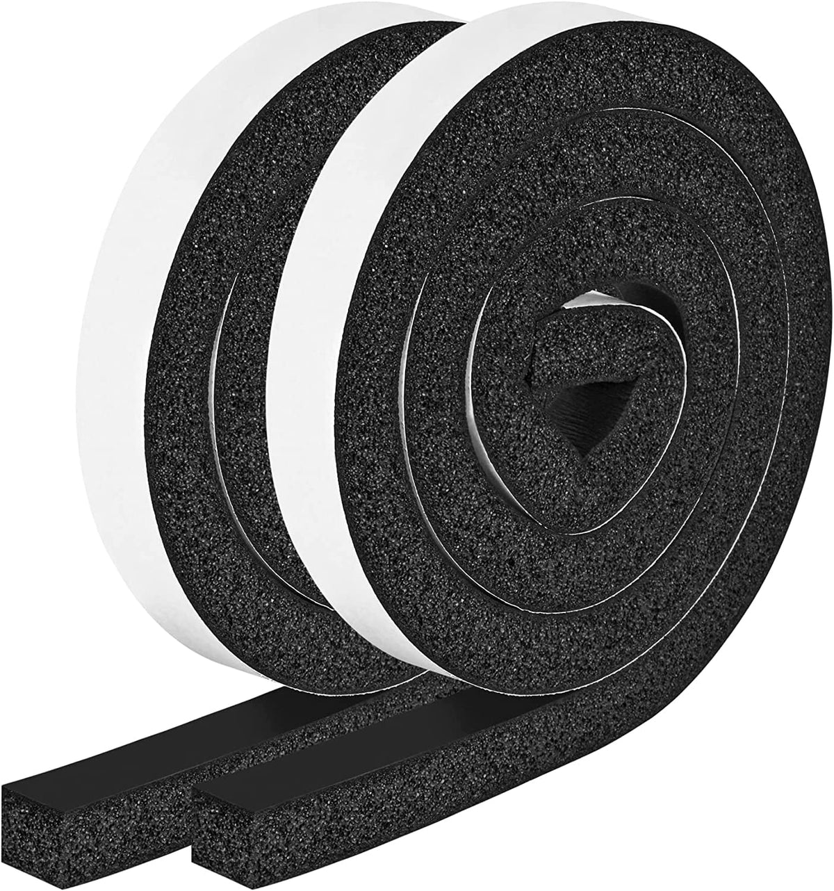 Harloff Foam Strip with Adhesive Back, 1/2" W X 1/8 Thick x 10' L