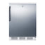 ADA height refrigerator-freezer with timer-based auto defrost system