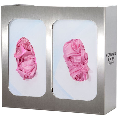 Bowman Dispensers Glove Box Dispenser - Double - Divided (Model GS-122)
