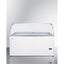 Ice cream chest freezer with glass sneeze guard (ships unassembled)