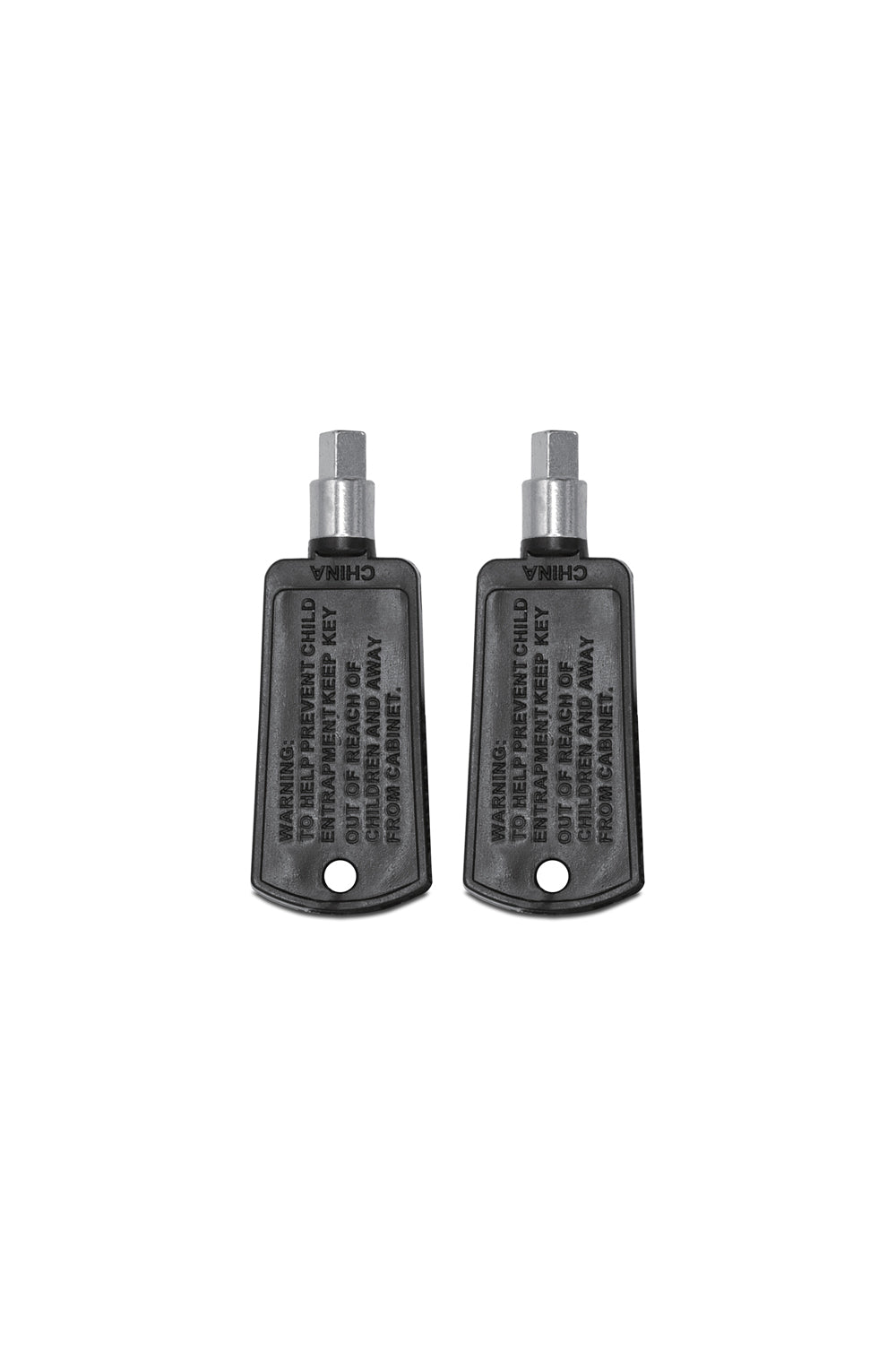 Accucold Set of two keys compatible with various Summit and Accucold refrigeration units, including model numbers