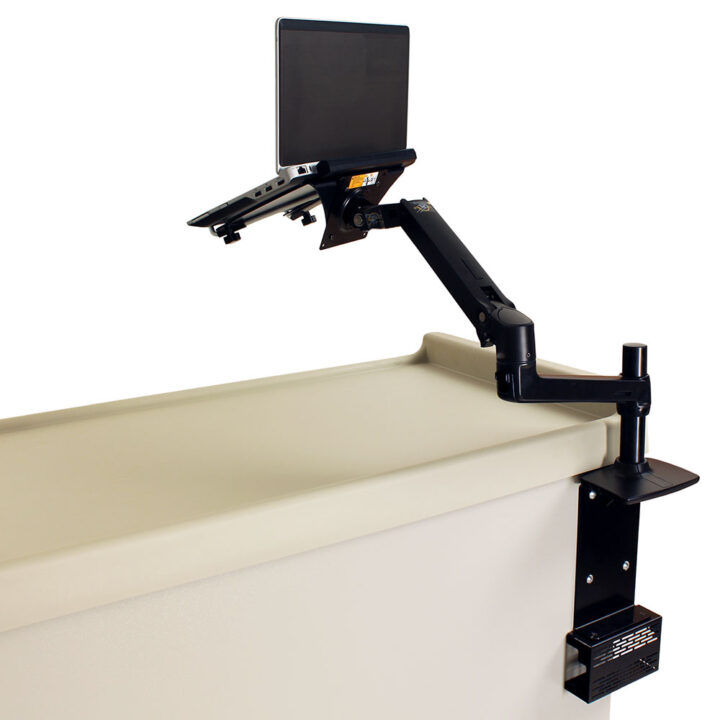 Harloff Articulating Computer Arm with Lap-Top Plate, Ergotron or Similar