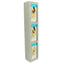 Triple Glove Box Dispenser for M-Series or A-Series Medical Carts, Vertical Mount, GLOVEBOX3VDM