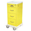 M-Series Tall Infection Control Isolation Cart, Mini Width, Four Drawers, Key Lock, MDS1830K04