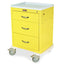 M-Series Key Locking Isolation Cart, Short Height, Medium Width, Three Drawers, MDS2424K03