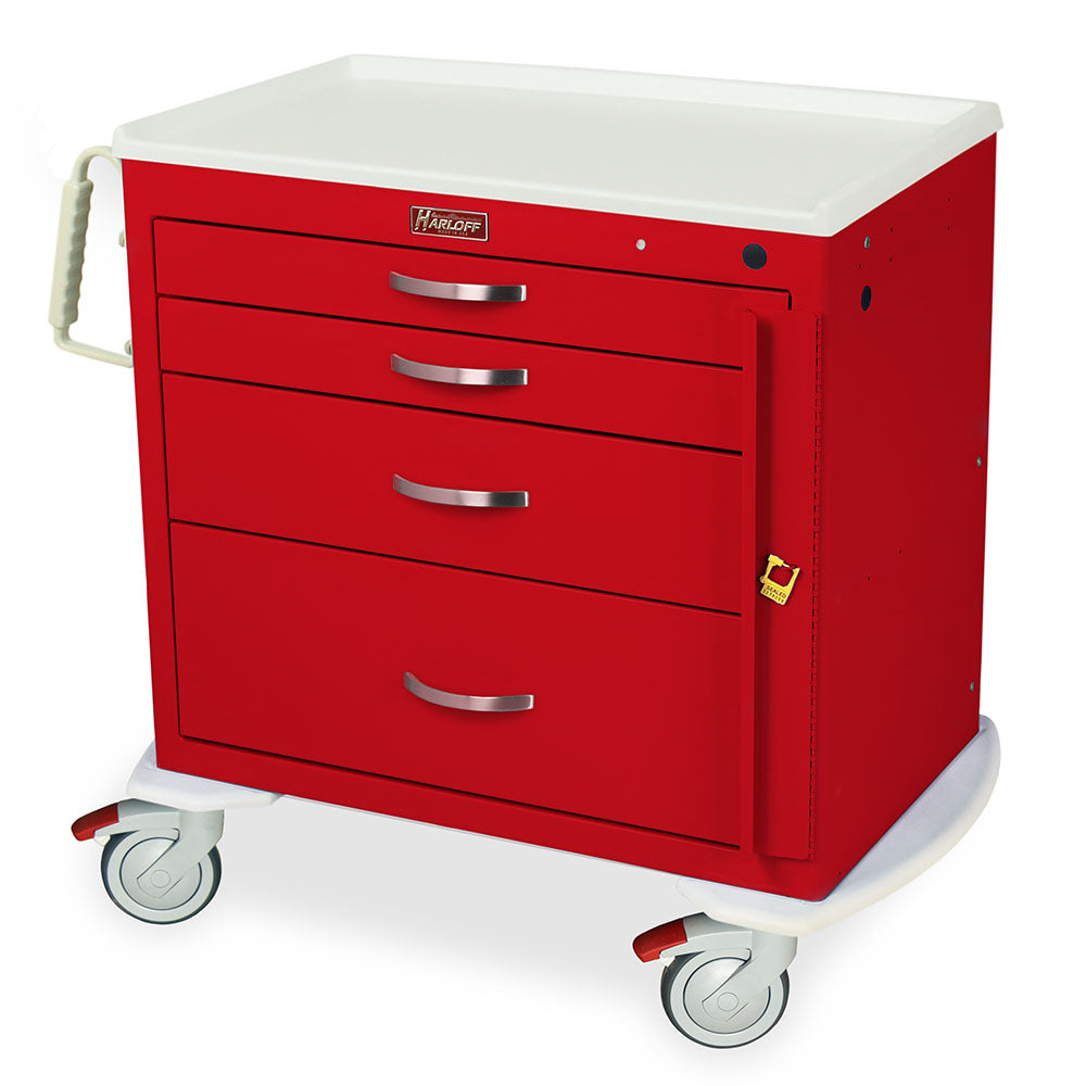 Harloff M-Series Cart - Standard Width XShort Cabinet with 21" of Vertical Drawer Space – MDS3021B04