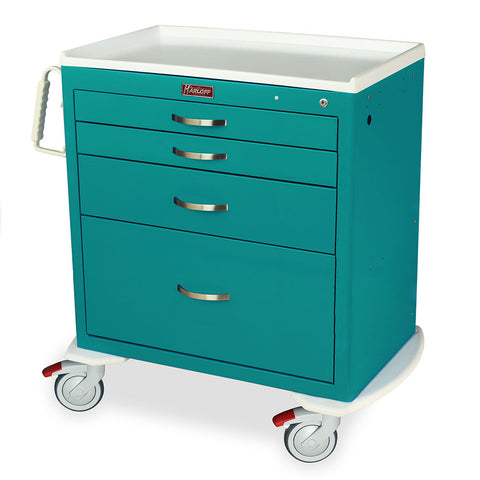 Harloff M-Series Cart - Standard Width Short Cabinet with 24" of Vertical Drawer Space – MDS3024WKC03