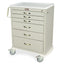 M-Series Tall Anesthesia Cart, Standard Width, Six Drawers, Standard Key Lock, MDS3030K06