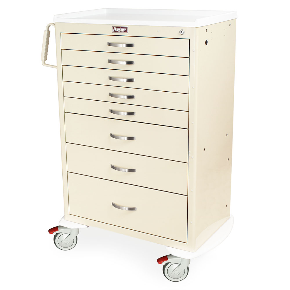Harloff M-Series Cart - Standard Width XXTall Cabinet with 36" of Vertical Drawer Space – MDS3036KC6