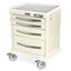A-Series Aluminum Cart - Standard Width Medium Height Cabinet with 27" of Vertical Drawer Space, WIRELESS ELECTRONIC Loc