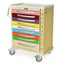 A-Series Lightweight Pediatric Cart, Tall Height, Standard Width, Nine Drawers, Breakaway Locks