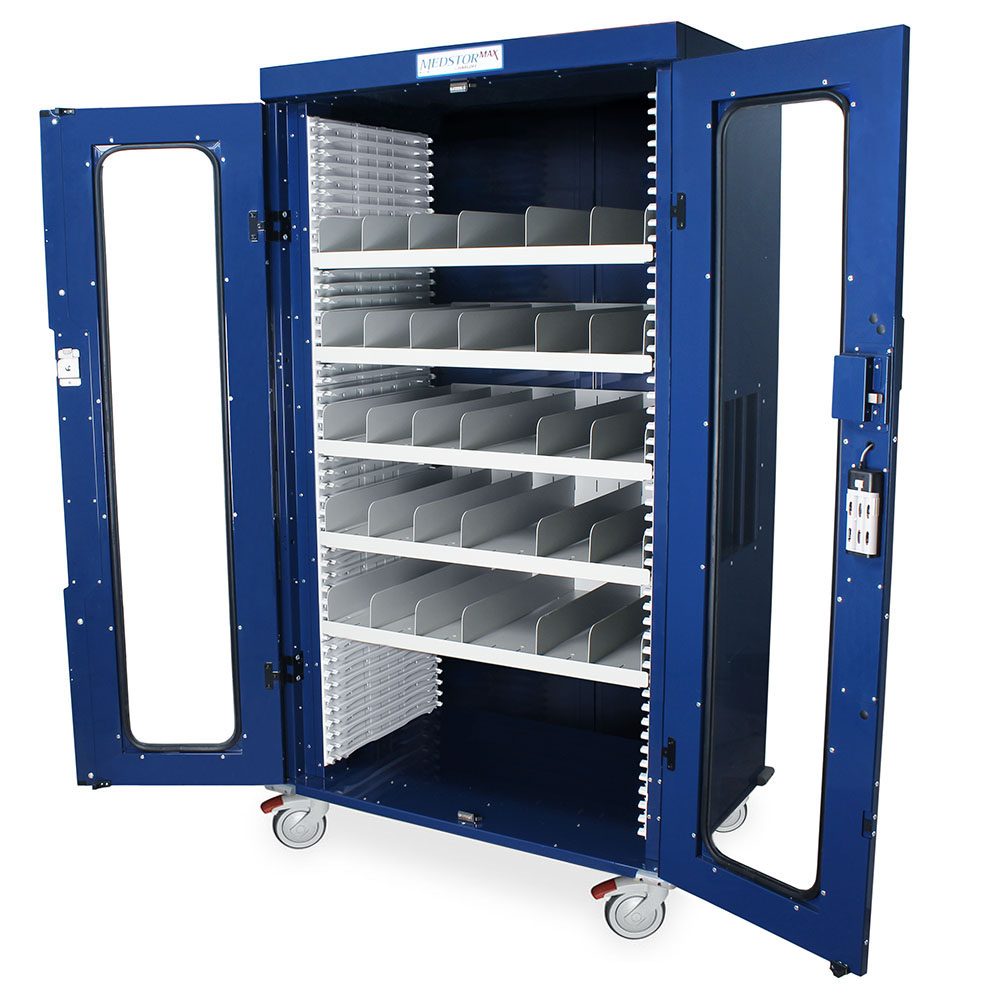 Shelf Accessory Package for Full Height Open Dual Column with H+H Panels, Includes five (5) MS-SH2-24 Shelves