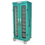Slimline Single Column Medical Storage Cart, Glass Door, Key Lock, MSPM80-00GK