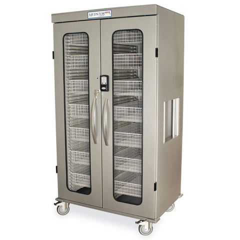 Harloff Double Column Stationary Cabinet with Solid Front doors (2) Secured By Keypad Electronic Lock With Keylock