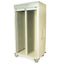 Double Column Medical Storage Cart, Tambour Door, Key Lock, MSPM82-00TK