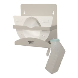 Bowman Dispensers Bowman Aluminum Bedpan/Urinal Dispenser • 12.33"W x 4.66"D x 12"H