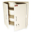 Large Double Door Narcotics Cabinet, Two Standard Key Locks, NC30D30-BK2