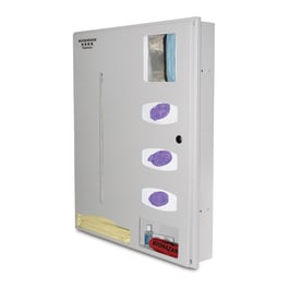 Bowman Dispensers Bowman Recessed Large Gown Isolation Station • 27.38"W x 4.77"D x 33.33"H