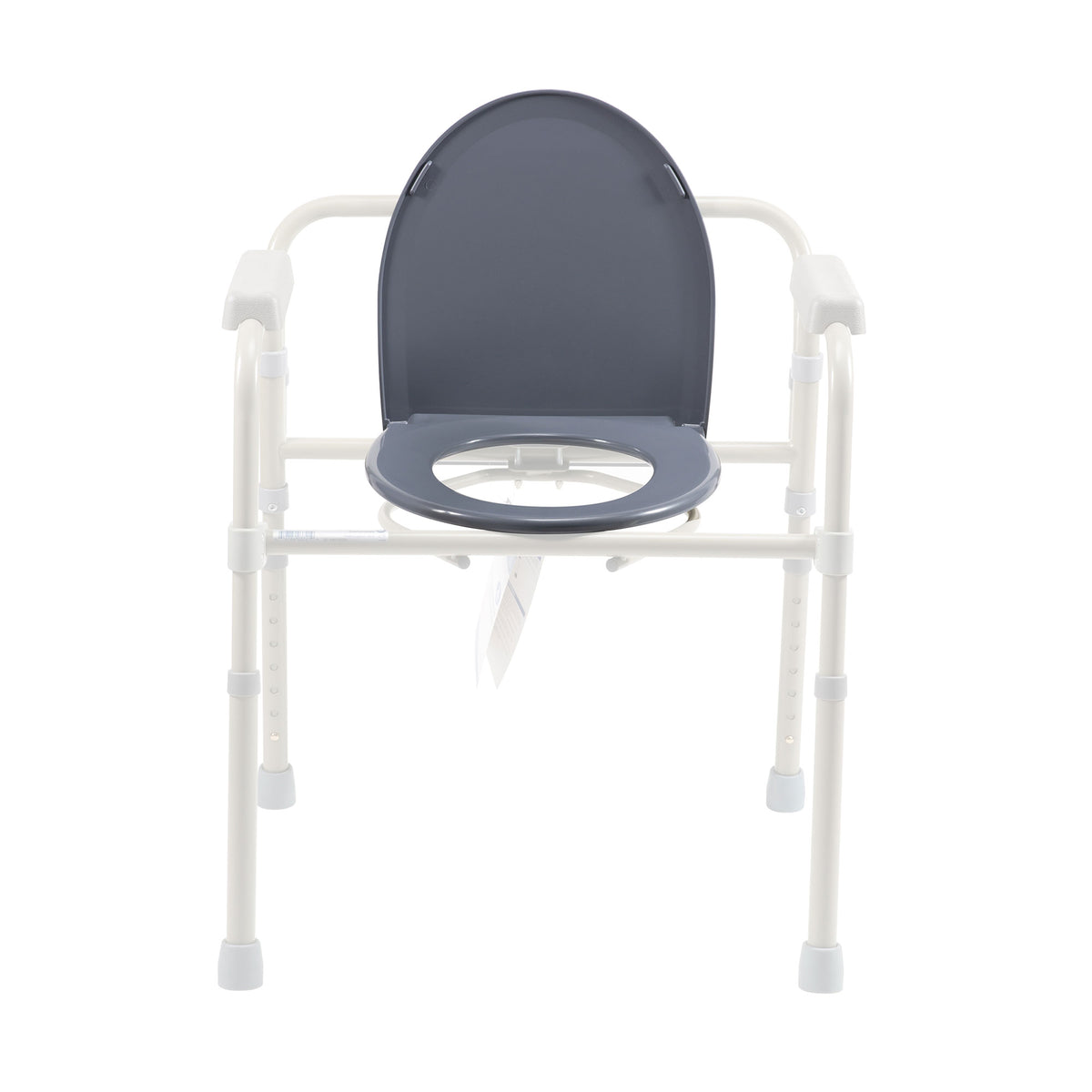 Dynarex Folding Commode Elongated Seat and Lid