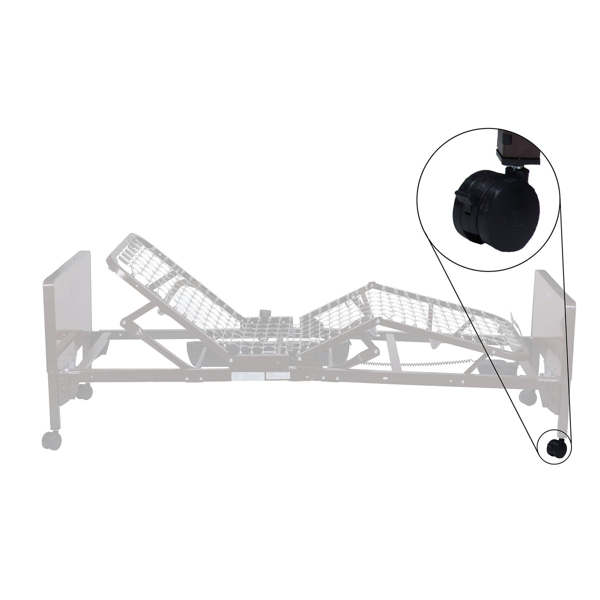 Dynarex 10400 10401 Homecare Bed Caster 80pcs/carton