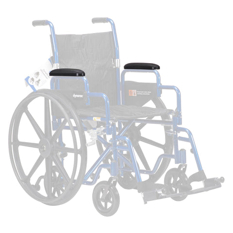 Dynarex DynaRide Wheelchair Desk Length Arm Pad (Pair)