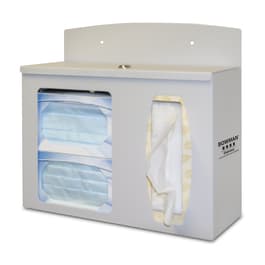 Bowman Dispensers Bowman Locking Hygiene Center without Sanitizer, Steel • 13.65"W x 5.17"D x 11.75"H