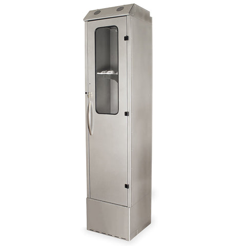 Harloff SureDry Slim Line Painted Low Carbon 24" Wide extra tall (Enteroscope) Steel Scope Drying Cabinet, Capacity of