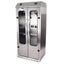 Sur-Dry Stainless Steel 30" Wide Scope Drying Area for up to 8 Scopes. Tempered Glass Double Doors, Key Lock. Positive