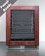 Shallow 18" deep 24" wide undercounter beverage center