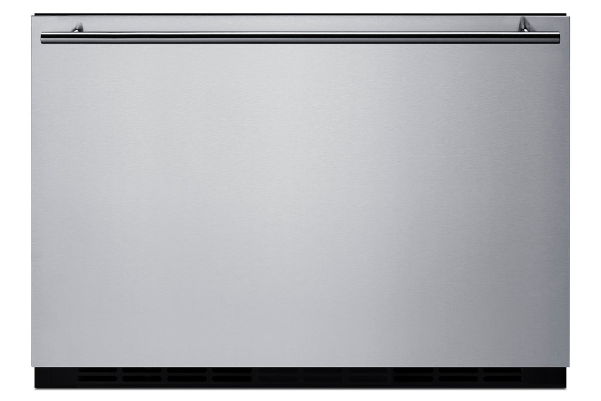 24" wide single drawer bulit-in all-refrigerator for indoor or outdoor use with panel-ready front