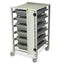 Scope Transit System with Six Scope Tray Capacity, Breakaway Lock, STC-AL6-B