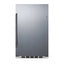 19" wide shallow depth built-in undercounter all-refrigerator