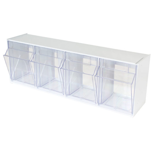 Medical Tilt Bin, Rail Clip Mount