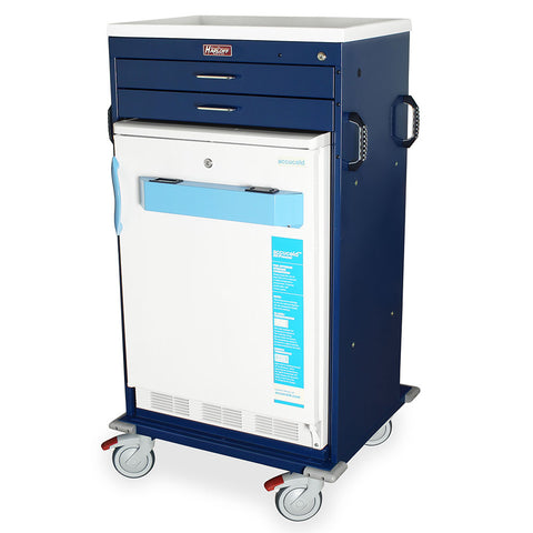 Mobile Vaccine Freezer Cart, Two Drawer, Key Lock, VF4250K-AC