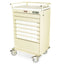 Value Med-Bin Cart with Key Lock, includes 20-each 5-inch Bins. Bin Dividers and Labels Included. Specialty Package incl