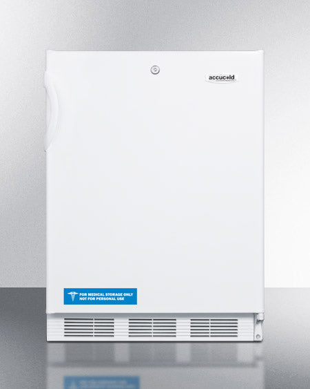 Accucold ENERGY STAR certified residential ADA height all-refrigerator, ADA (Model FF63BKSSTBADALHD)