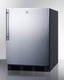 24" wide single drawer bulit-in all-refrigerator for indoor or outdoor use with panel-ready front