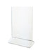 ALPINE INDUSTRIES 8.5" X 11" CLEAR ACRYLIC, TOP INSERT, TABLETOP SIGN HOLDER