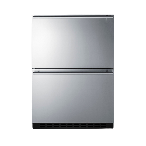 Accucold 24" Wide indoor/outdoor 2-drawer Refrigerator-freezer